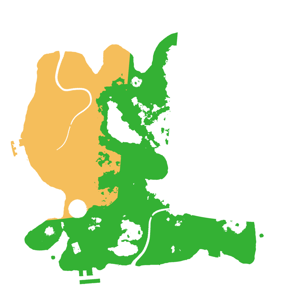 Biome Rust Map: Procedural Map, Size: 3000, Seed: 1776956847