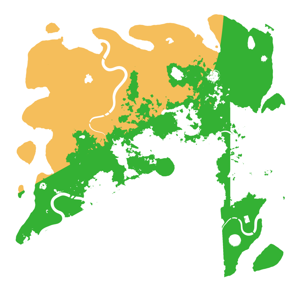 Biome Rust Map: Procedural Map, Size: 4500, Seed: 221962
