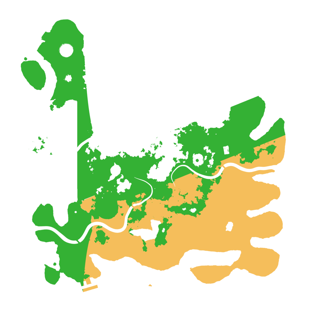 Biome Rust Map: Procedural Map, Size: 4000, Seed: 97733