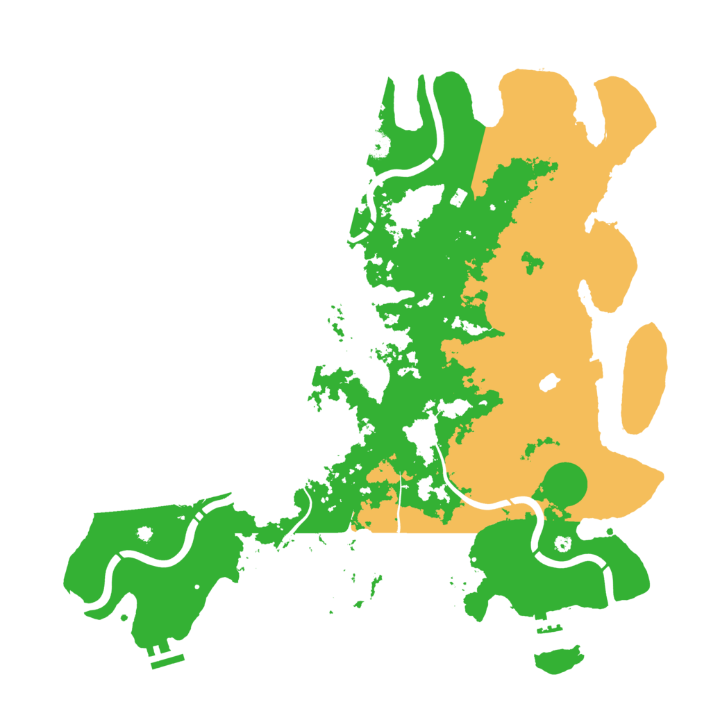 Biome Rust Map: Procedural Map, Size: 4250, Seed: 1017943187