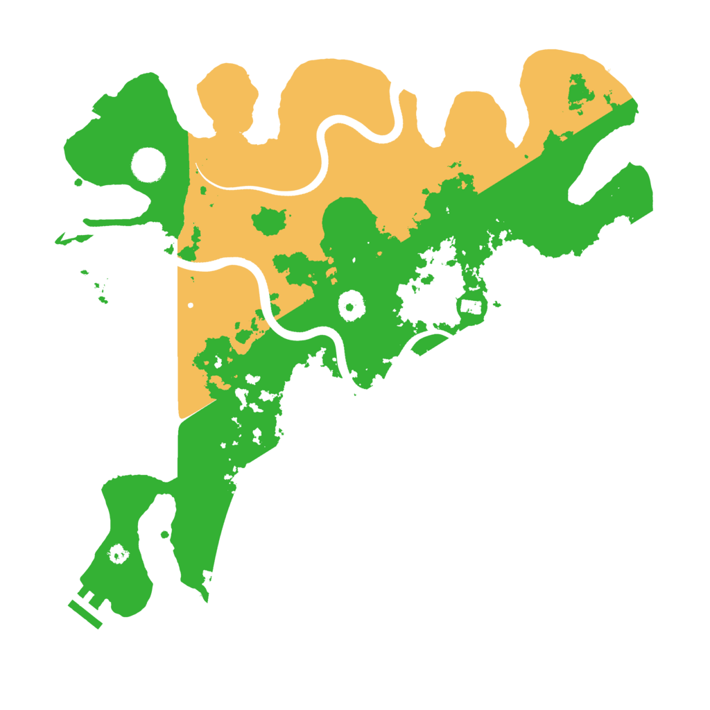 Biome Rust Map: Procedural Map, Size: 3700, Seed: 1036315813