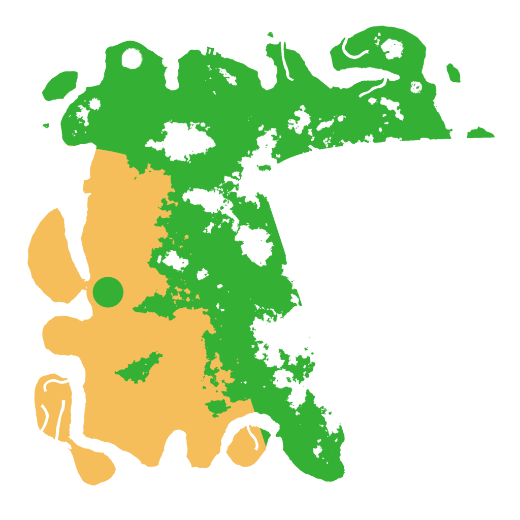 Biome Rust Map: Procedural Map, Size: 4500, Seed: 529140559