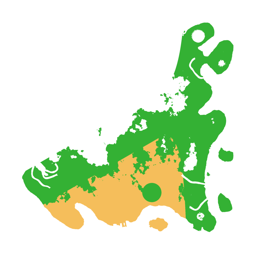 Biome Rust Map: Procedural Map, Size: 3500, Seed: 1377747537