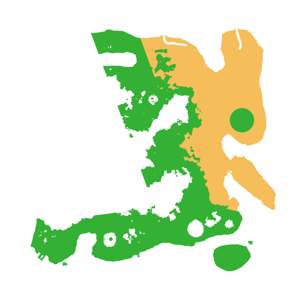 Biome Rust Map: Procedural Map, Size: 3250, Seed: 571831673