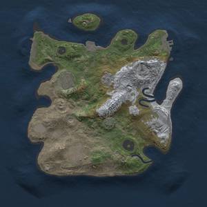 Thumbnail Rust Map: Procedural Map, Size: 2700, Seed: 117, 11 Monuments