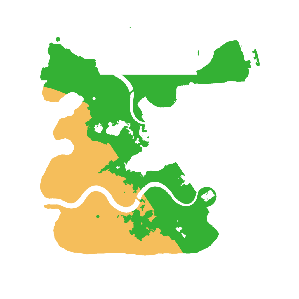 Biome Rust Map: Procedural Map, Size: 2700, Seed: 117