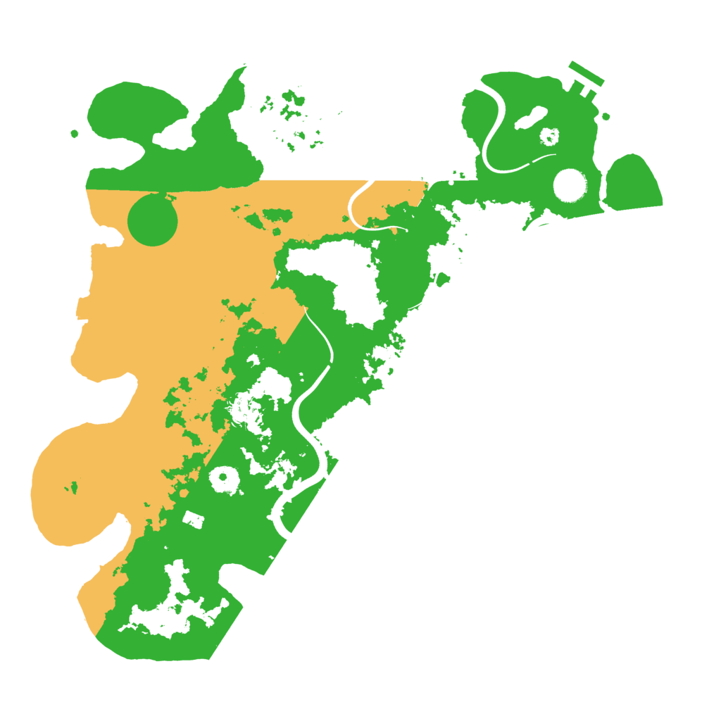 Biome Rust Map: Procedural Map, Size: 3800, Seed: 2030556474