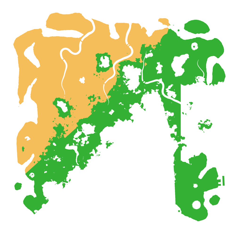 Biome Rust Map: Procedural Map, Size: 5000, Seed: 18883