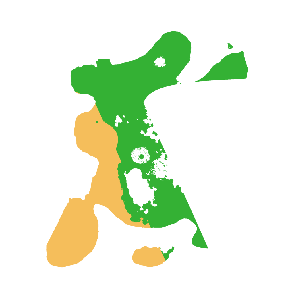 Biome Rust Map: Procedural Map, Size: 2500, Seed: 10500000