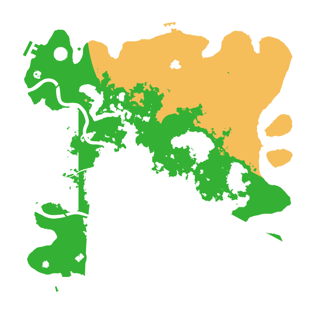 Biome Rust Map: Procedural Map, Size: 4000, Seed: 34324689