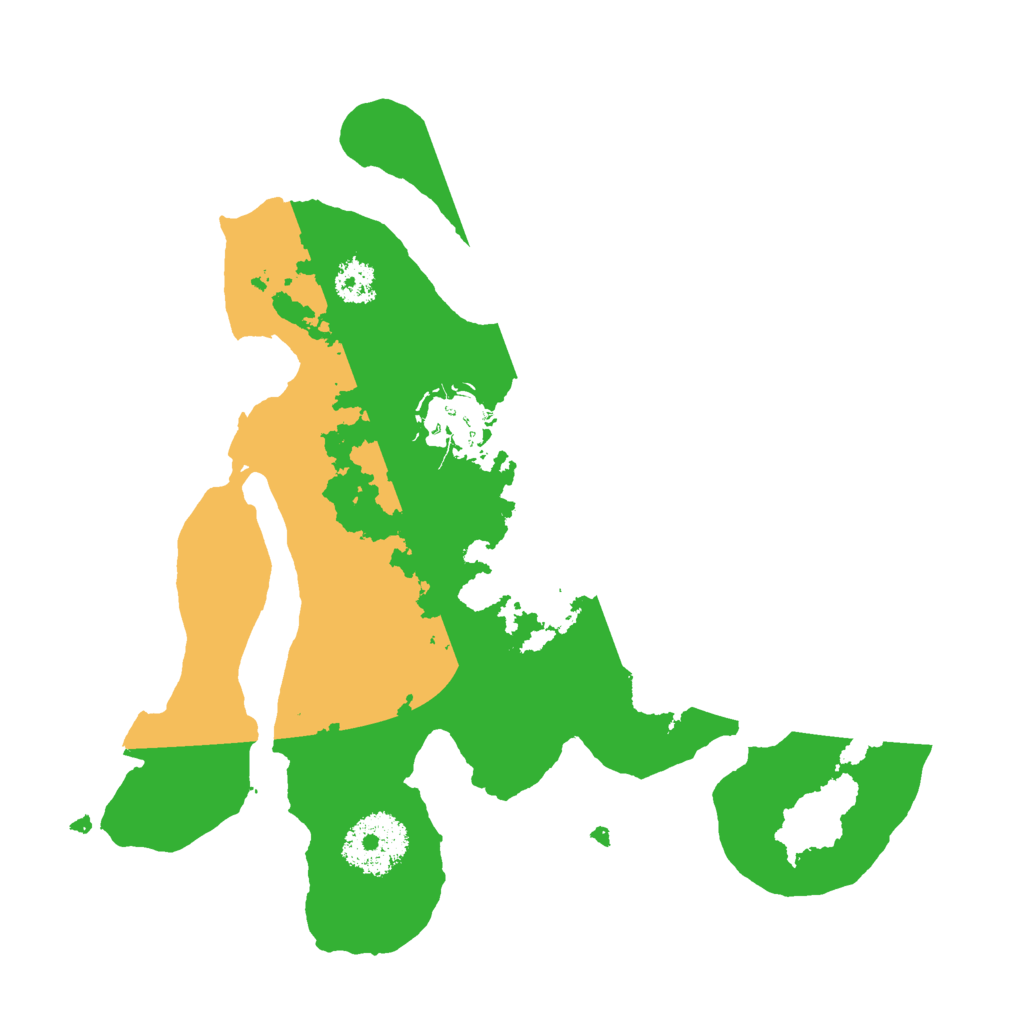 Biome Rust Map: Procedural Map, Size: 2500, Seed: 1738299180