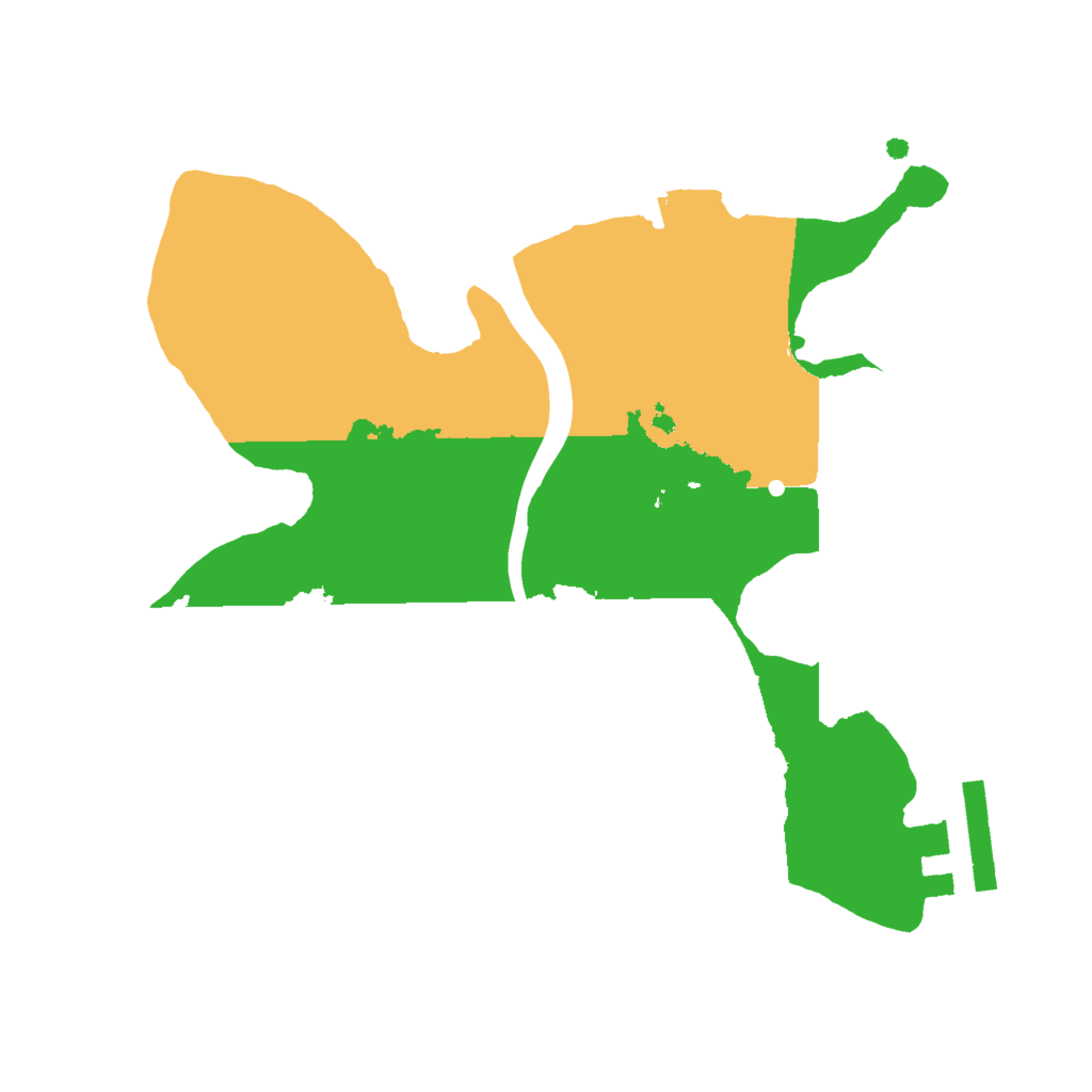 Biome Rust Map: Procedural Map, Size: 2001, Seed: 897967742