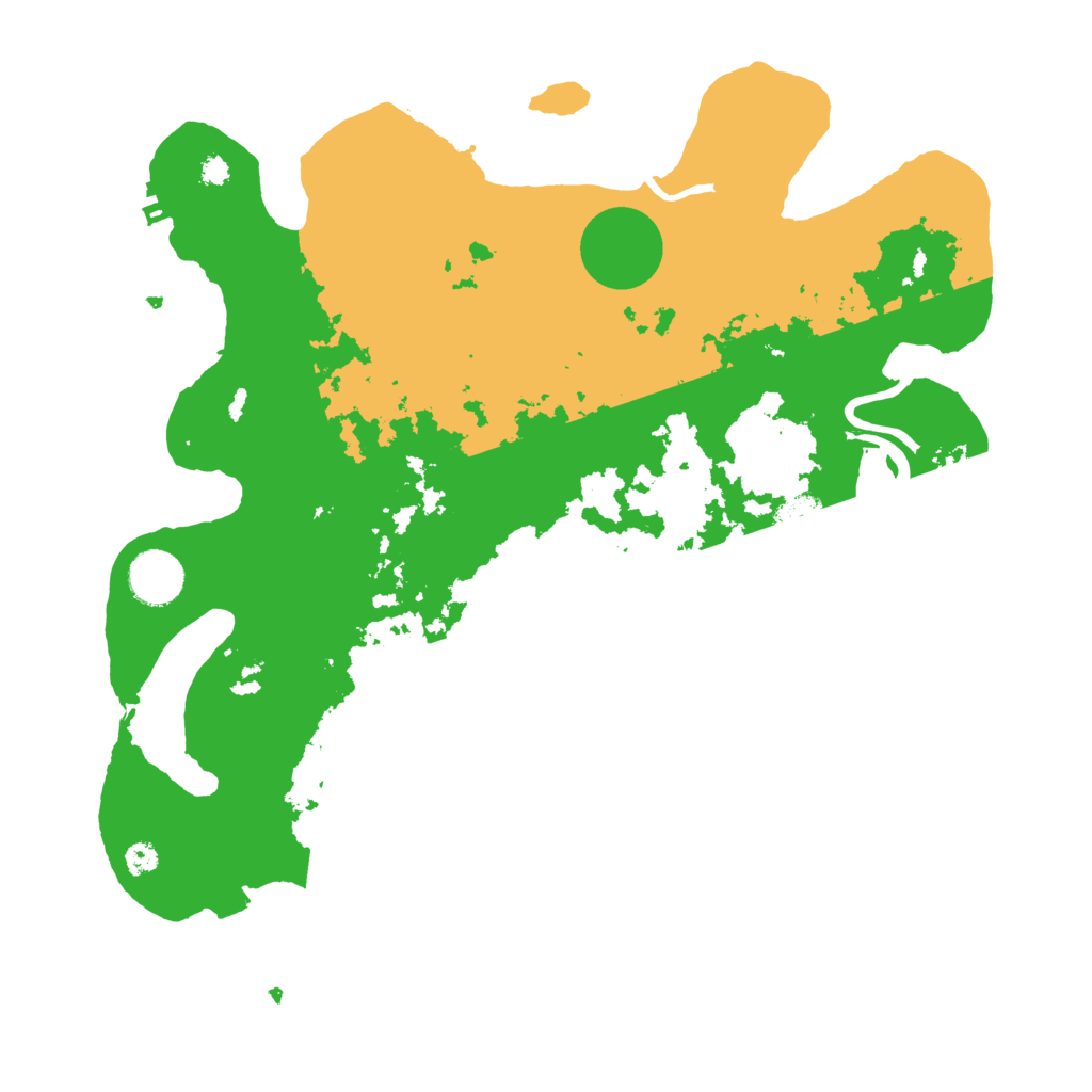 Biome Rust Map: Procedural Map, Size: 3500, Seed: 915813535