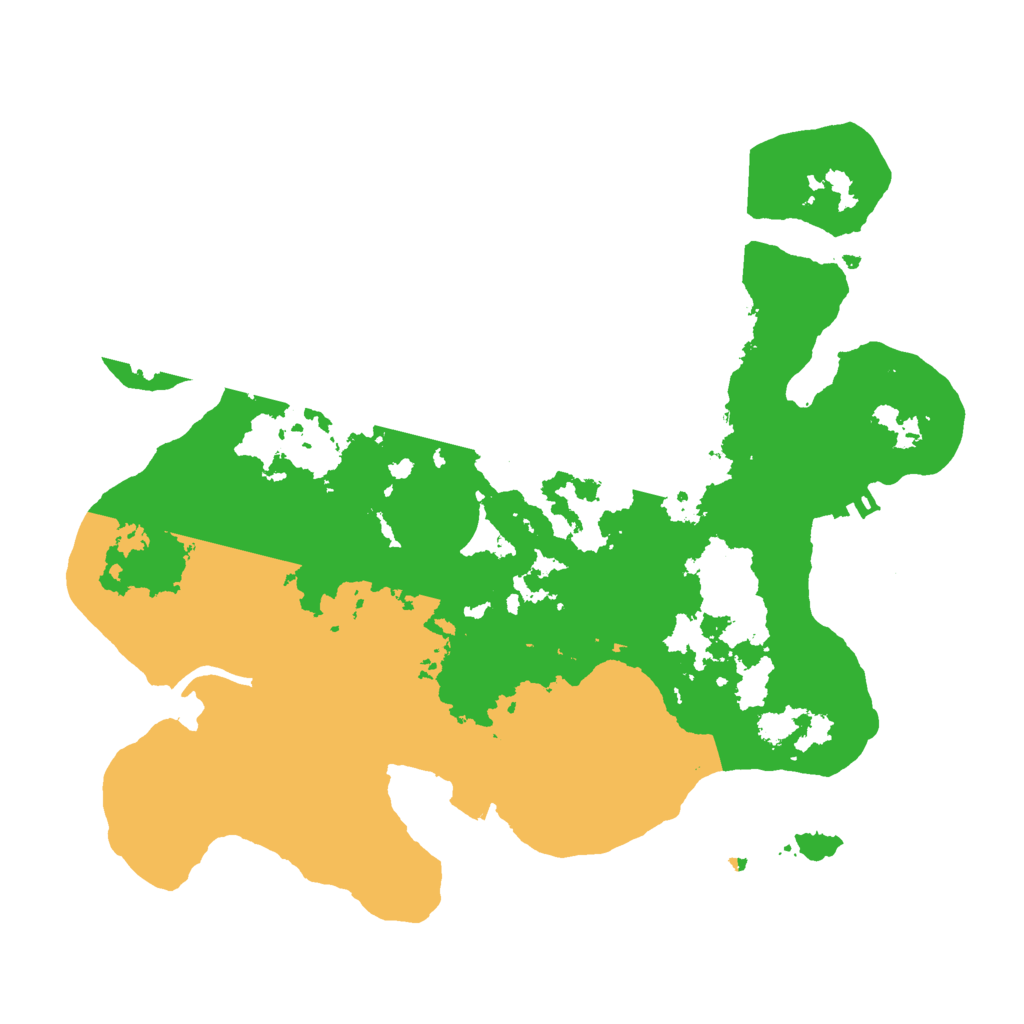 Biome Rust Map: Procedural Map, Size: 3000, Seed: 14147