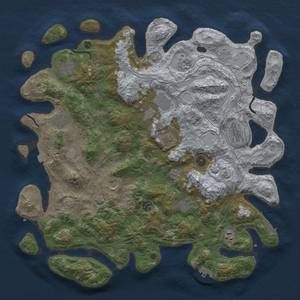 Thumbnail Rust Map: Procedural Map, Size: 4500, Seed: 2113650640, 19 Monuments