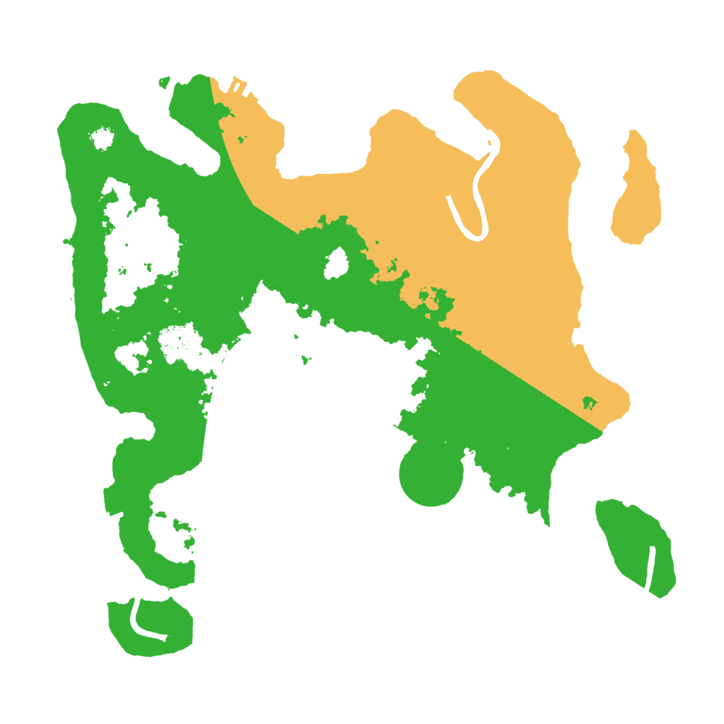 Biome Rust Map: Procedural Map, Size: 3000, Seed: 4301133