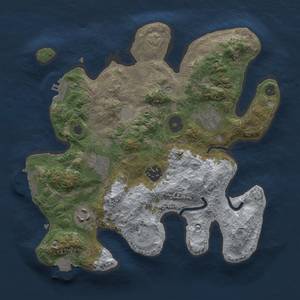 Thumbnail Rust Map: Procedural Map, Size: 2900, Seed: 8999, 12 Monuments