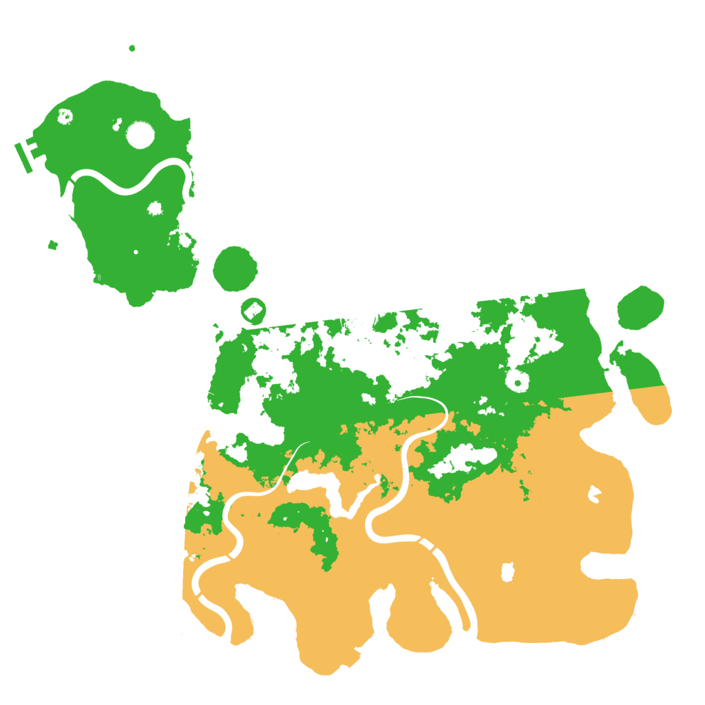 Biome Rust Map: Procedural Map, Size: 4500, Seed: 706075290