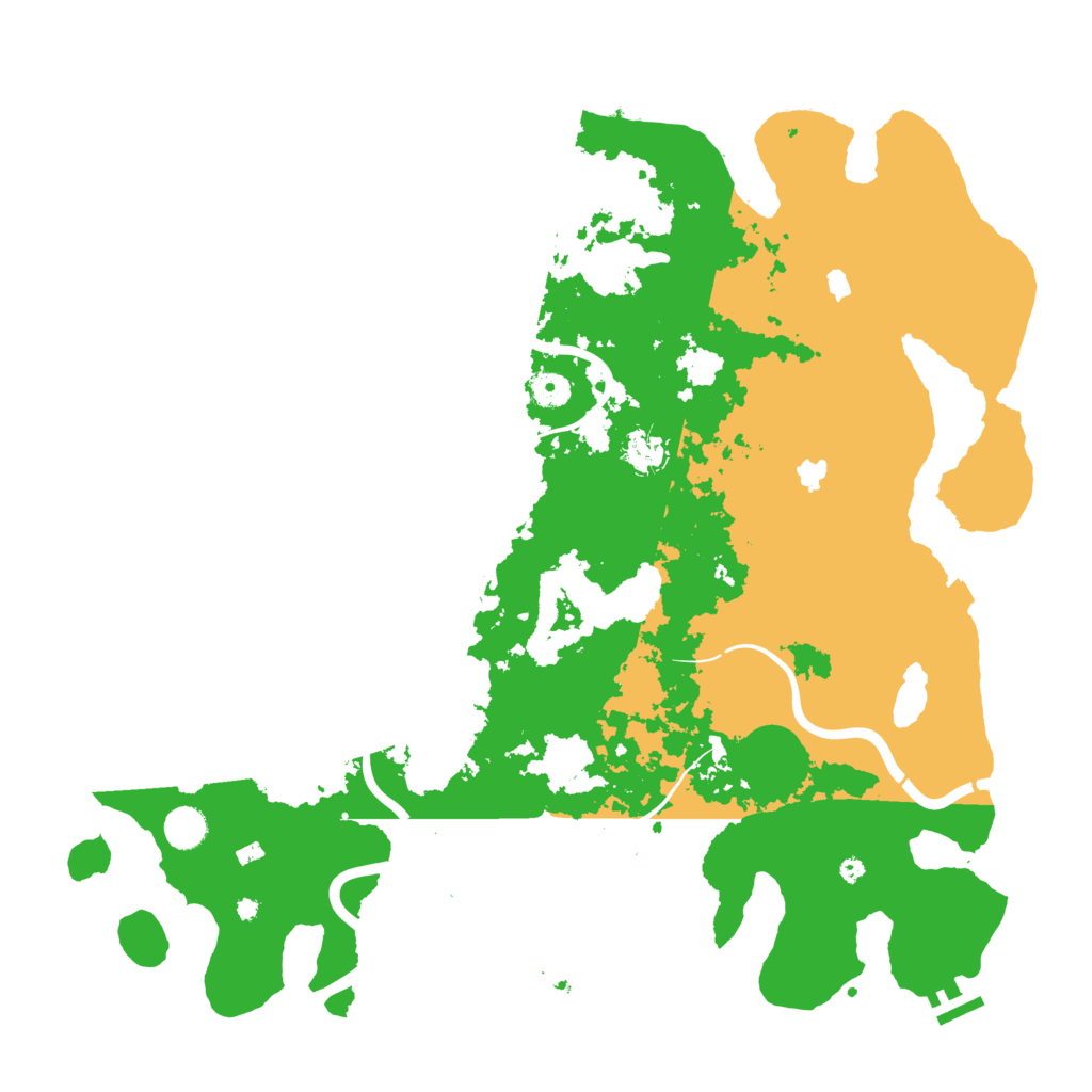 Biome Rust Map: Procedural Map, Size: 4500, Seed: 1009989325