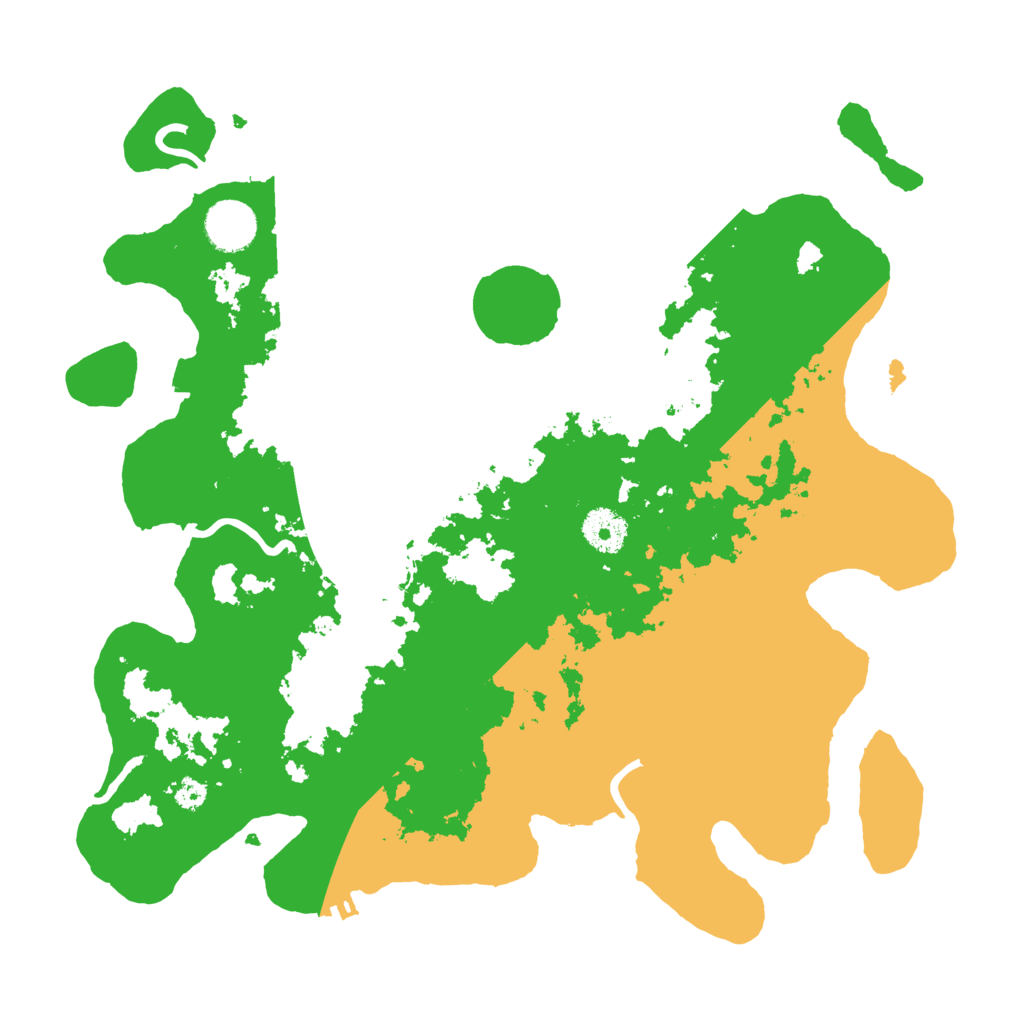 Biome Rust Map: Procedural Map, Size: 3500, Seed: 98390580