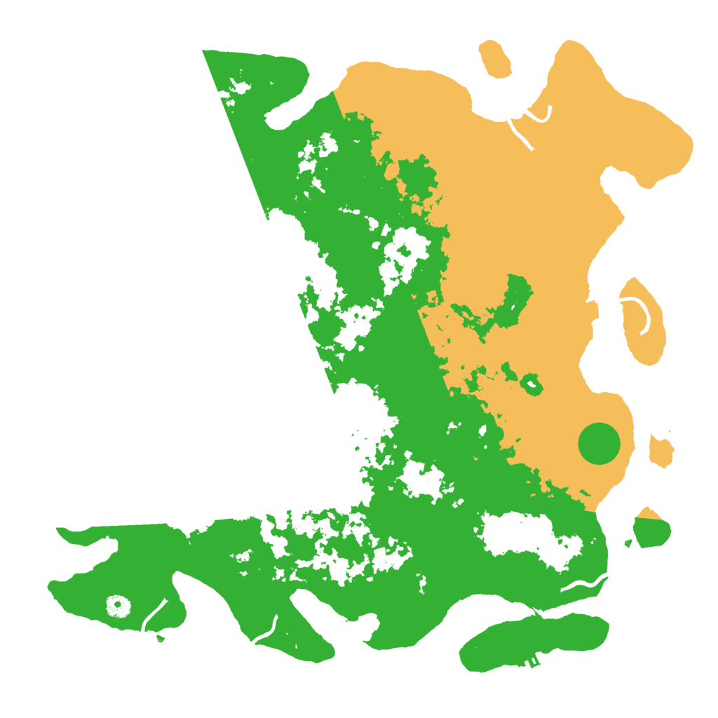 Biome Rust Map: Procedural Map, Size: 4500, Seed: 127001