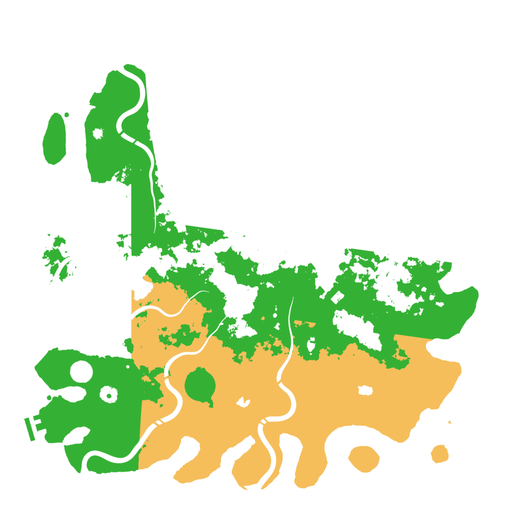 Biome Rust Map: Procedural Map, Size: 4500, Seed: 692165125