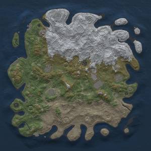 Thumbnail Rust Map: Procedural Map, Size: 4500, Seed: 692165125, 19 Monuments