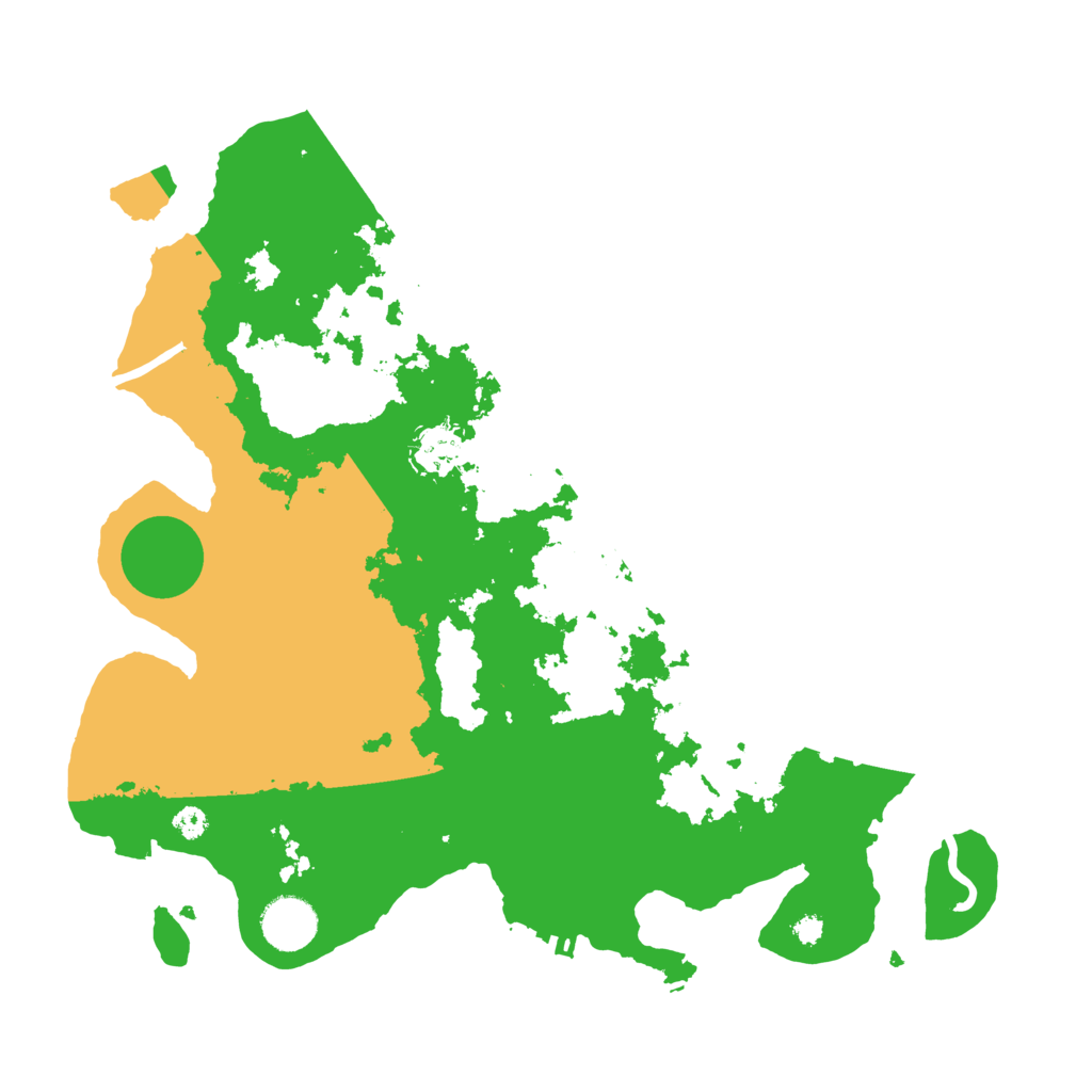 Biome Rust Map: Procedural Map, Size: 3500, Seed: 479852416