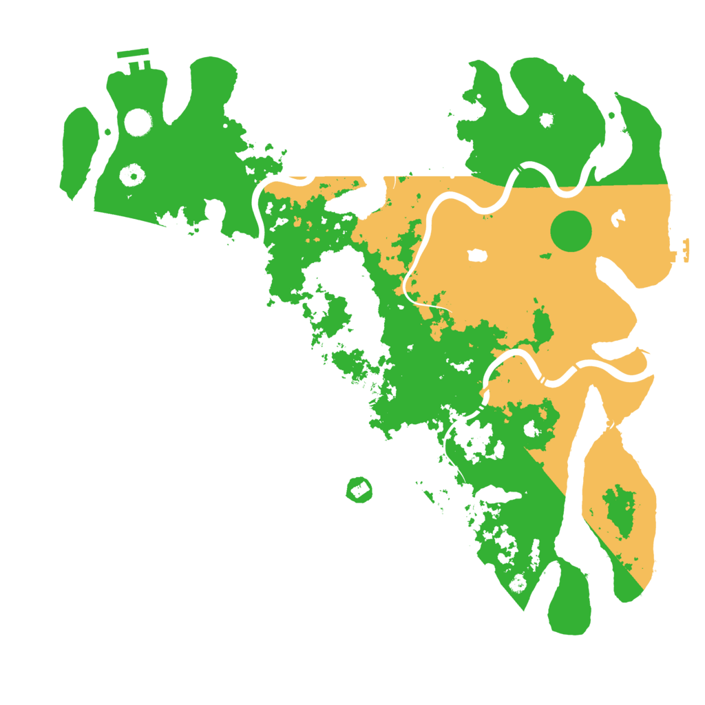 Biome Rust Map: Procedural Map, Size: 4500, Seed: 363133047