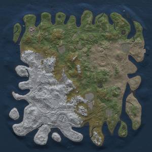 Thumbnail Rust Map: Procedural Map, Size: 4500, Seed: 363133047, 18 Monuments