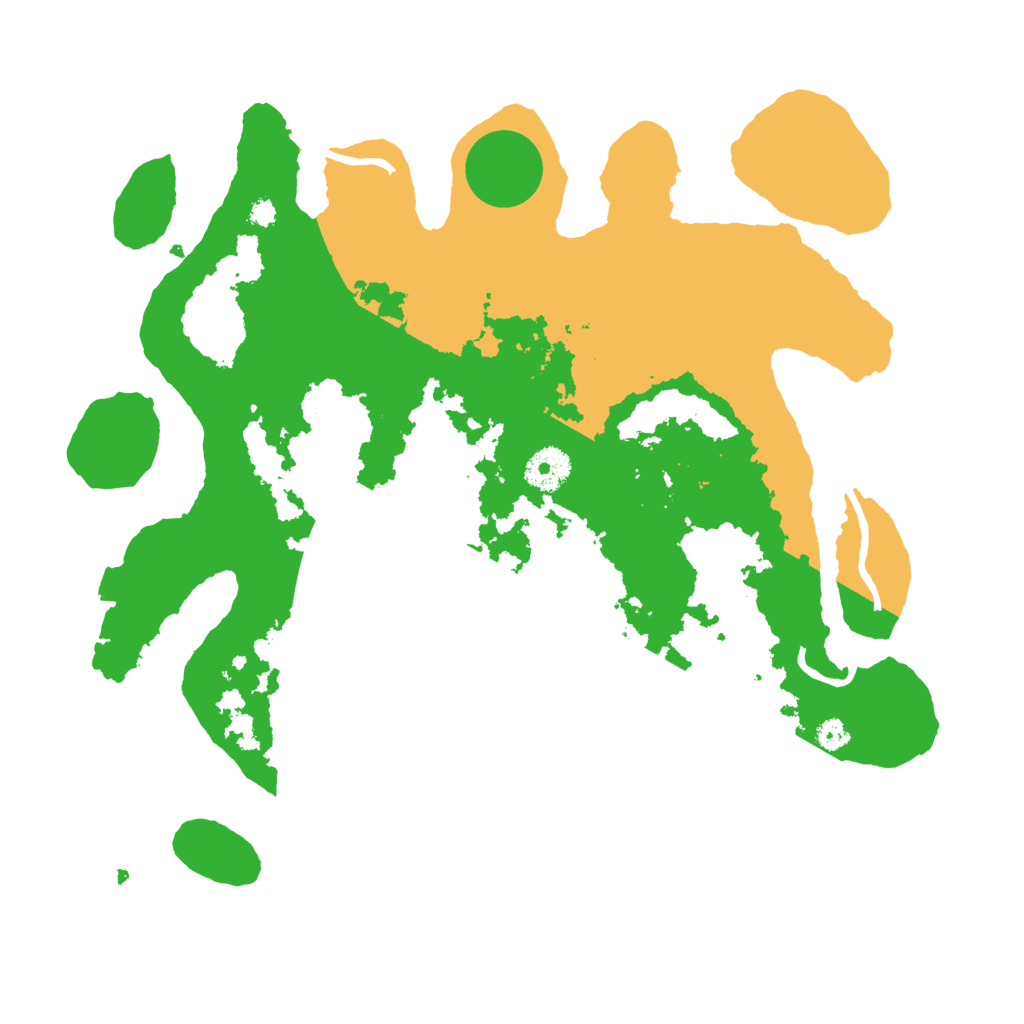 Biome Rust Map: Procedural Map, Size: 3500, Seed: 8672911