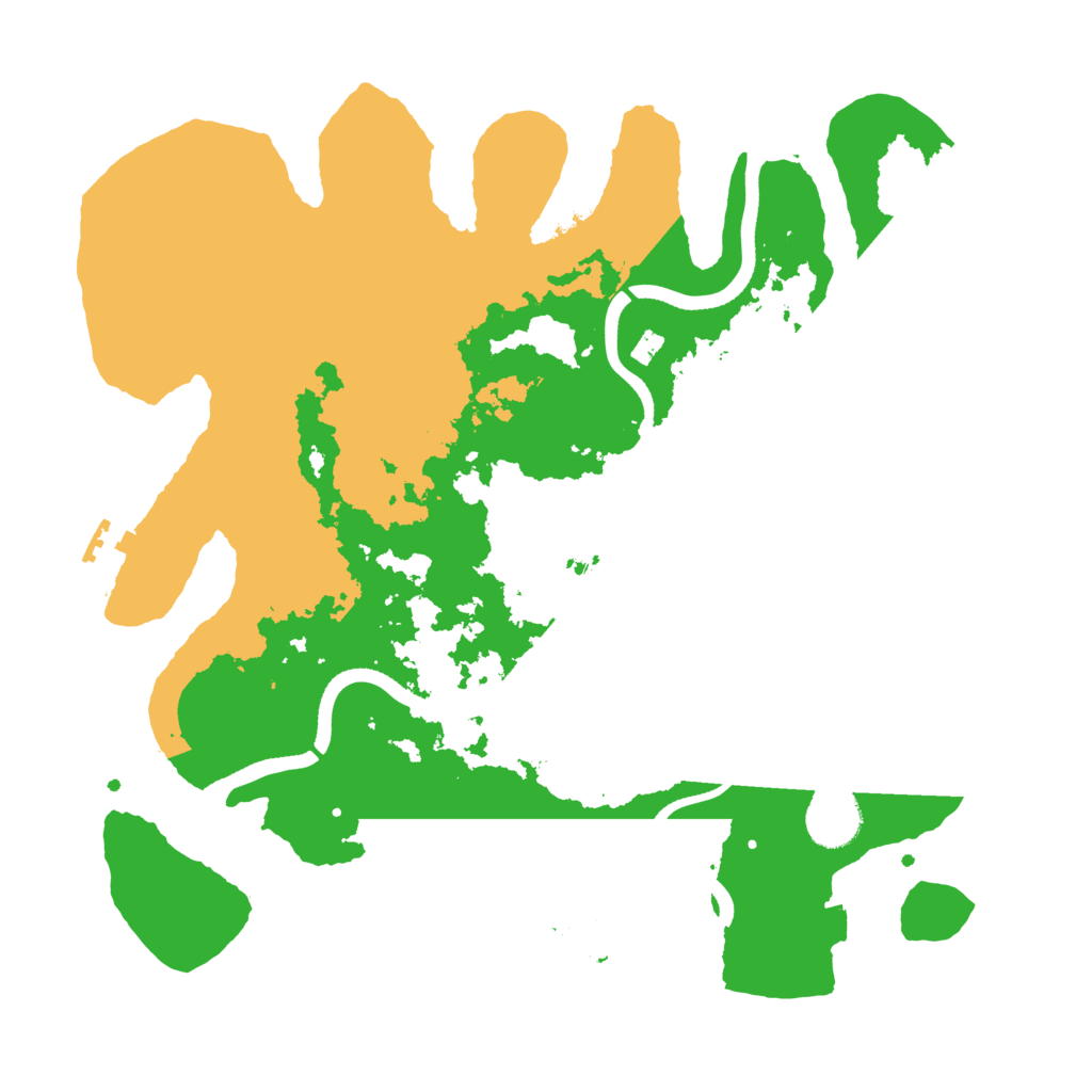 Biome Rust Map: Procedural Map, Size: 3500, Seed: 1494391971