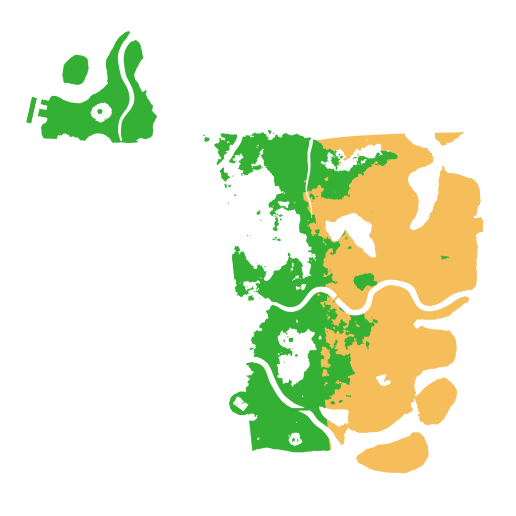 Biome Rust Map: Procedural Map, Size: 4000, Seed: 924558042