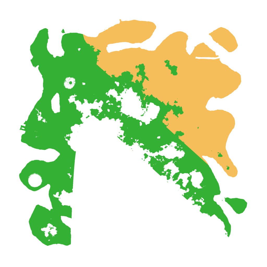 Biome Rust Map: Procedural Map, Size: 3500, Seed: 735731694