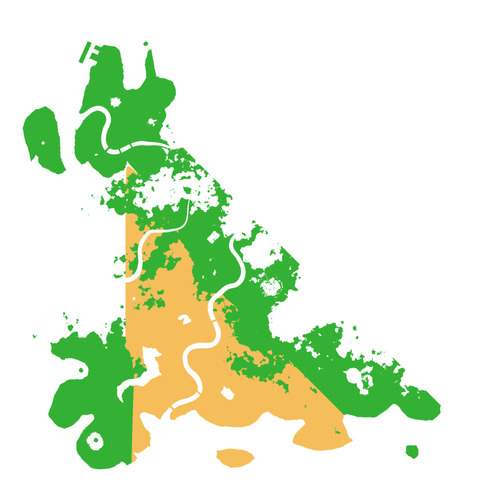 Biome Rust Map: Procedural Map, Size: 4500, Seed: 662188847