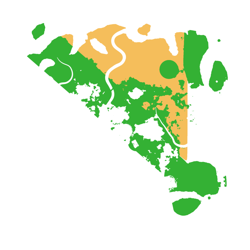 Biome Rust Map: Procedural Map, Size: 3500, Seed: 1100445427