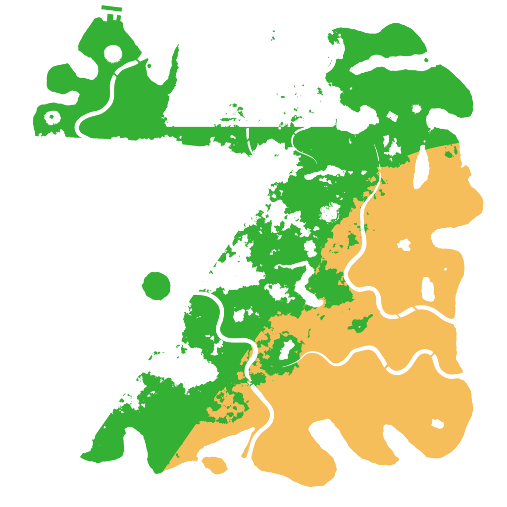 Biome Rust Map: Procedural Map, Size: 5000, Seed: 44040424