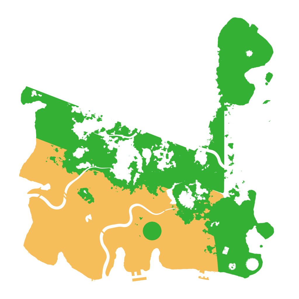 Biome Rust Map: Procedural Map, Size: 4250, Seed: 1393948444