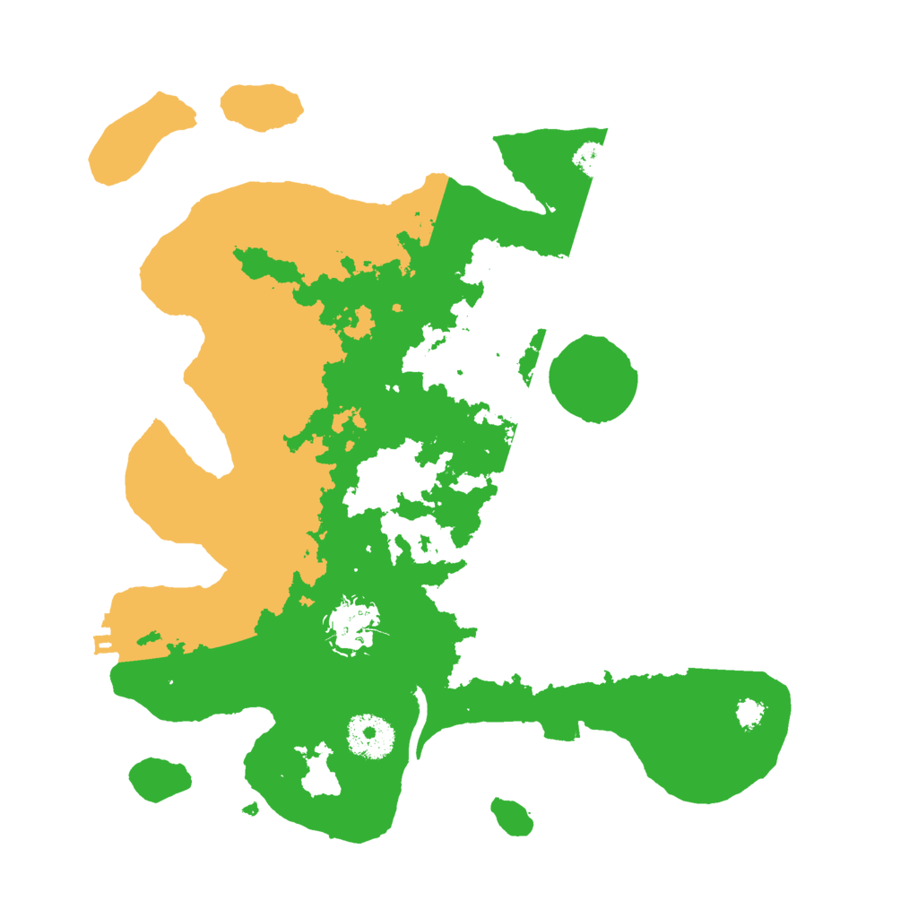 Biome Rust Map: Procedural Map, Size: 3000, Seed: 5461