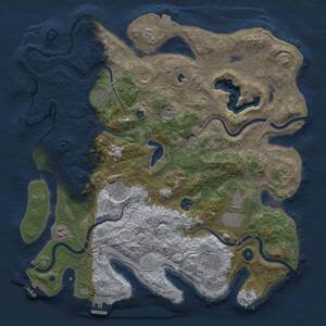 Thumbnail Rust Map: Procedural Map, Size: 4250, Seed: 724704008, 15 Monuments