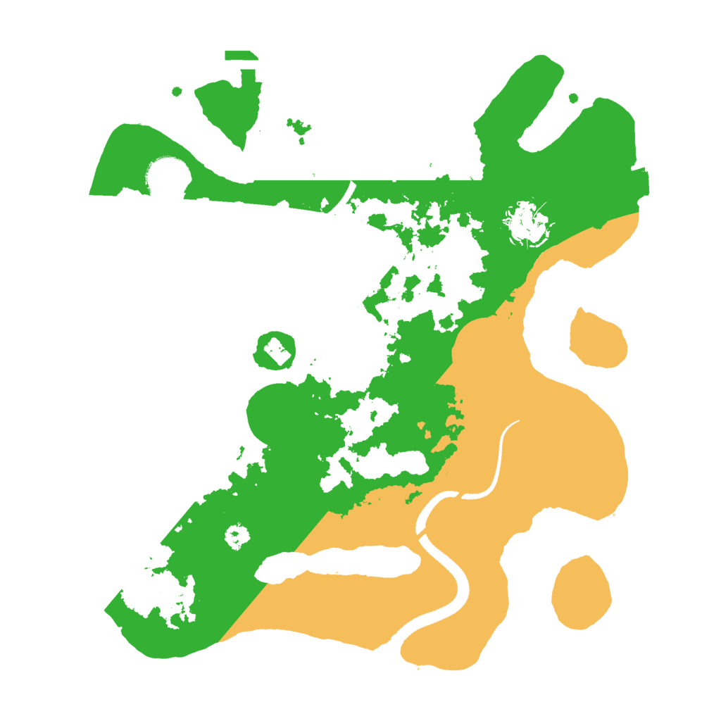 Biome Rust Map: Procedural Map, Size: 3000, Seed: 16607