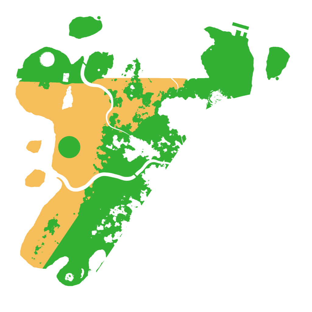 Biome Rust Map: Procedural Map, Size: 3750, Seed: 7589402