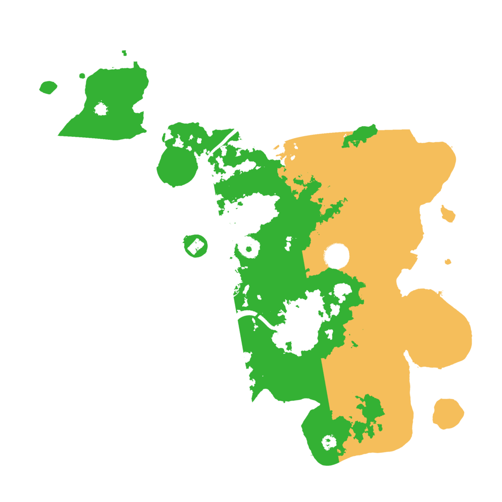 Biome Rust Map: Procedural Map, Size: 3500, Seed: 160969567