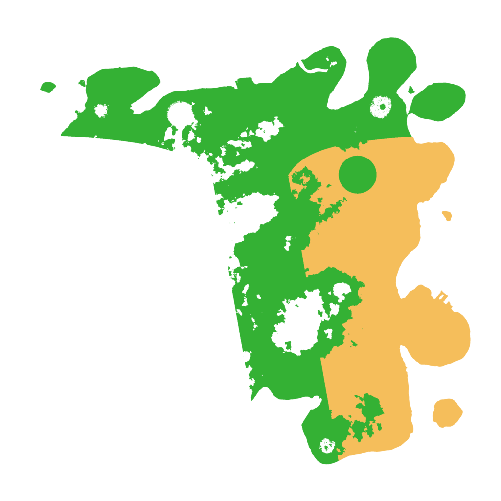 Biome Rust Map: Procedural Map, Size: 3500, Seed: 160969567