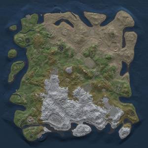 Thumbnail Rust Map: Procedural Map, Size: 4250, Seed: 650191346, 19 Monuments