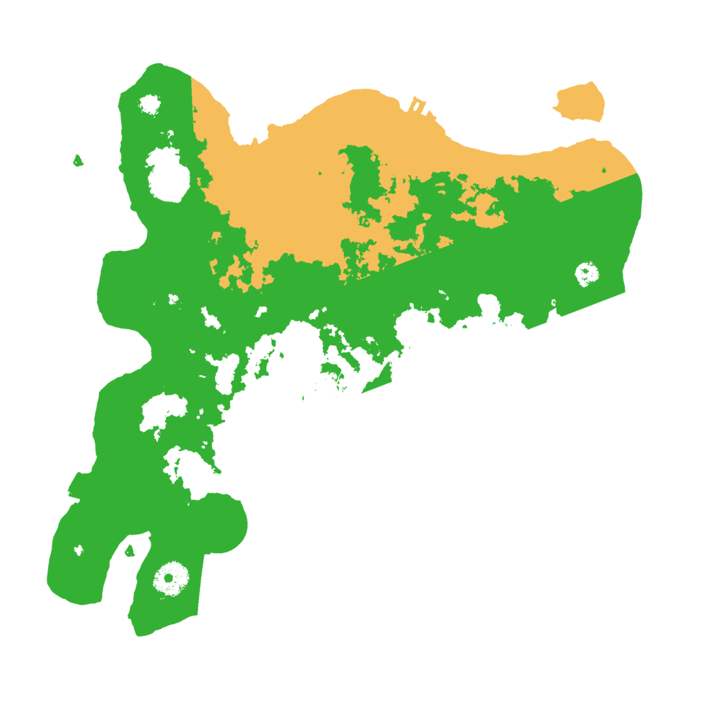 Biome Rust Map: Procedural Map, Size: 3200, Seed: 78786786