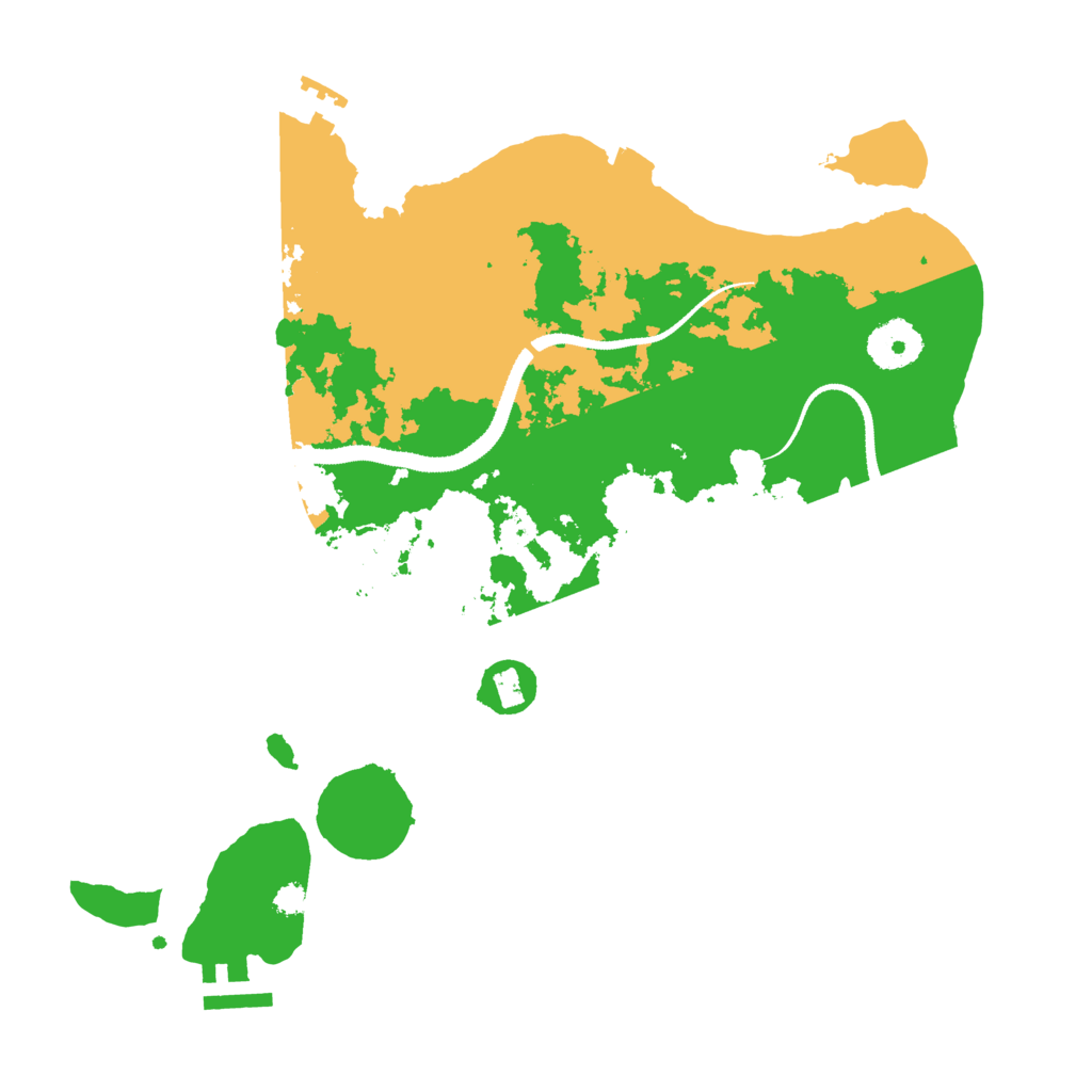 Biome Rust Map: Procedural Map, Size: 3200, Seed: 78786786