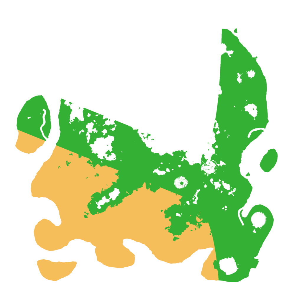 Biome Rust Map: Procedural Map, Size: 3600, Seed: 21304