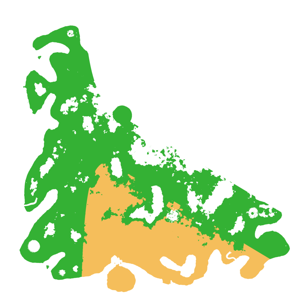 Biome Rust Map: Procedural Map, Size: 4500, Seed: 832393091