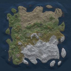 Thumbnail Rust Map: Procedural Map, Size: 4250, Seed: 549462970, 18 Monuments